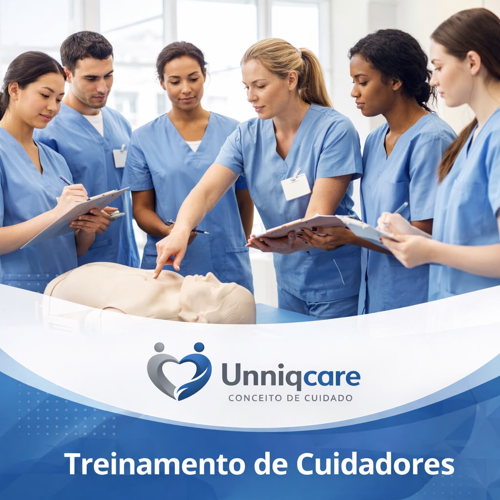 Unniqcare - Saúde, assistência domiciliar, cuidadores de idosos, enfermagem domiciliar e acompanhamento hospitalar.